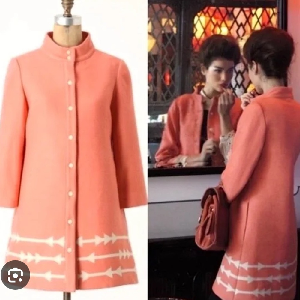 Lauren Moffatt Eastwood Wool Arrow Coat